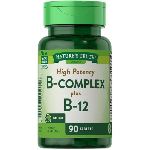 Nature's Truth Vitamin B Complex With B12 | 90 Tablets : Target