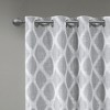 PAGED Printed Ikat Blackout Curtains for Bedroom,Window Curtain Panel with Grommet Top,Curtains for Living Room,Machine Washable - 3 of 4