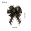 Unique Bargains Wedding Baskets Presents Large Pull Bow Bright Gift Wrapping Ribbon 5 Pcs - 2 of 4