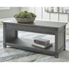Signature Design by Ashley Casual Freedan Lift-Top Coffee Table  Grayish Brown - 2 of 4