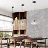 Livex Lighting Everett 1 - Light Pendant in  Shiny Black/Chrome - 3 of 4