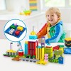 PICASSO-TILES Magnetic Tiles and Brick Compatible, Educational Building Block Set for Kids, 12pc - 2 of 4