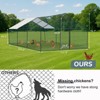 Karl Home Chicken Run Coop Walk-in Poultry Cage with Waterproof & Anti-UV Cover Lockable Door Design - 2 of 4