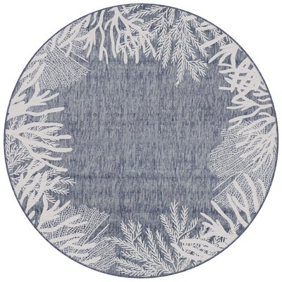 Liora Manne Carmel  Indoor/Outdoor Rug  Navy..