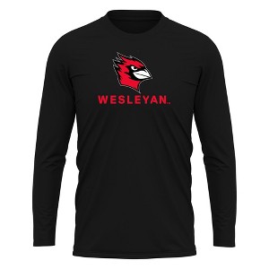 Men's Wesleyan University Adult Sport Long Sleeve Shirt Primary Logo - 1 of 4