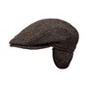Wigens Men's Shetland Wool Slim Ivy Cap with Ear Flaps - 2 of 4
