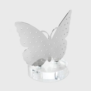 Metal Butterfly with Clear Bottom Jewelry Organizer - Wild Fable™ Silver - 1 of 2