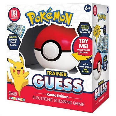 Pokémon: Trainer Guess - Kanto - Electronic Guessing Game, Collect 151 Regional Pokemon, Field Guide, Talk To Your Light & Sound Poke Ball, Kids 6+