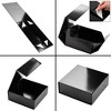 Stockroom Plus 6 Pack Proposal Boxes with Lid for Groomsmen, Bridesmaid, 9.5 x 9.5 x 3.5 Inch Glossy Black Magnetic Gift Box - 4 of 4