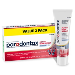 Parodontax Active Gum Repair Whitening Toothpaste - 6.8oz/2pk - 1 of 4