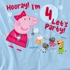 Toddler Boys' Peppa Pig Hooray I'M 4 Birthday T-Shirt - 3 of 4