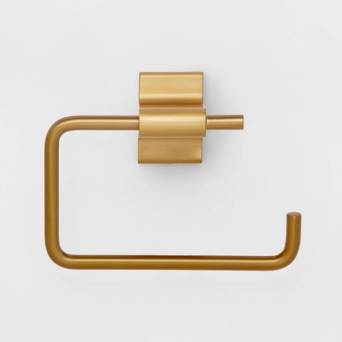 Modern Toilet Paper Holder Brass - Threshold™ : Target