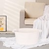 Unique Bargains Woven Handcrafted Cotton Rope Decorative Storage Basket 19" x 13.5" x 11" - 4 of 4