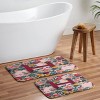 Deny Designs Burcu Korkmazyurek Summer Botanical Monogram Memory Foam Bath Mat - 4 of 4