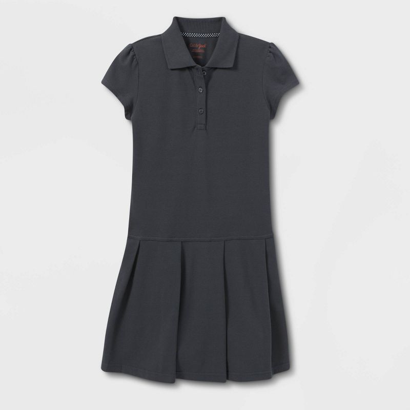 target.com | Girls' Pleated Uniform Tennis Dress - Cat & Jack™ Gray