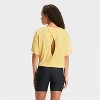 Women's Boxy Cropped Short Sleeve Top - JoyLab™ - 2 of 3