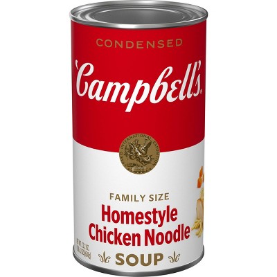 Campbell's Condensed Family Size Homestyle Chicken Noodle Soup - 22.2oz