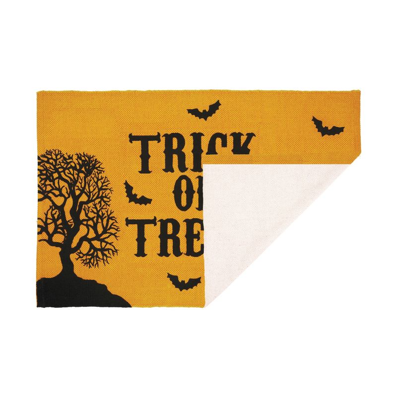 Gallerie II Trick Or Treat Dhurrie Halloween Door Mat, 2 of 3