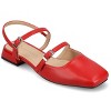 Journee Women's Gretchenn Medium and Wide Width Flats - 2 of 4