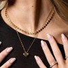 EVRY JEWELS WATERPROOF Gold or Silver Plated Admiration Necklace - 4 of 4