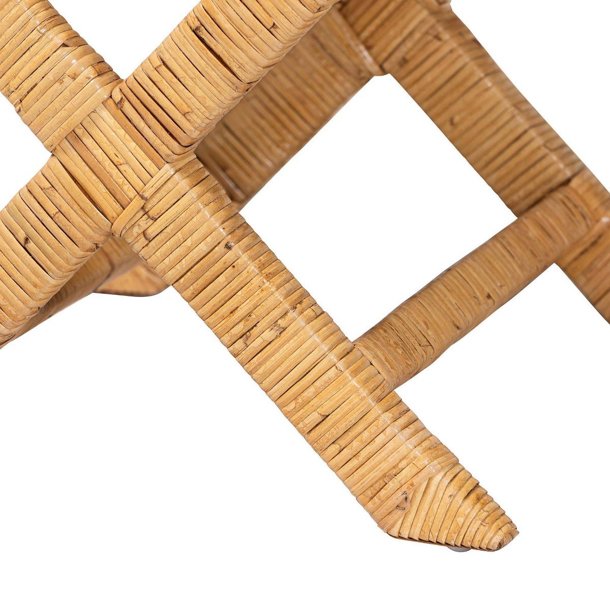 bali & pari Modesta Natural Rattan Accent Bench Light Honey - thumbnail 2