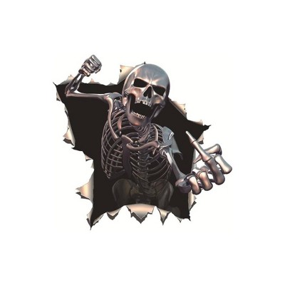 TruAIR 2PCS 3D Skull Car Decal Stickers