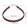 Unique Bargains Women's Classic Elegant Frosted Chain Hairband 5.51"x4.72" 1 Pc - 3 of 4