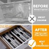 Plastic Wrap and Aluminum Foil Organizer with Cutter and Labels,for 12" Roll (Black) - 2 of 4