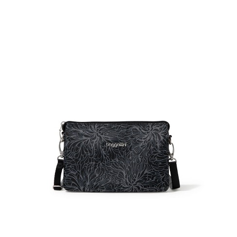 Baggallini Women's The Only Mini Bag Crossbody Bag - Midnight Blossom ...