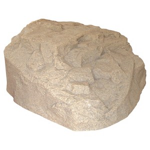 32.5" Resin Boulder River Rock Statuary - Sand - Emsco - 1 of 4