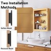 CSBDHOME 16" W x 24" H Framed Medicine Cabinet - 3 of 4