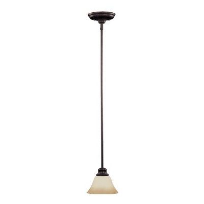 6" Pacific 1-Light Mini Pendant Kentucky Bronze - Maxim