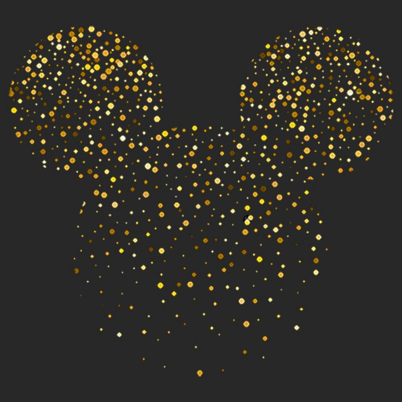 Women's Mickey & Friends Confetti Mickey Mouse Logo T-Shirt, 2 of 5
