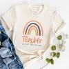 Simply Sage Market Teacher Livin' The Dream Rainbow Short Sleeve Tee - 3 of 4