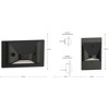 Progress Lighting, LED Step Light, 1 Light, Wall Light, Black, No Shade, Material: Aluminum, Finish Color: Antique Bronze - 3 of 4