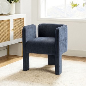 Elias Modern Dining Chair with Three-legged Design for Dining Rooms, Offices, Living Rooms, and Bedrooms | ARTFUL LIVING DESIGN - 1 of 4