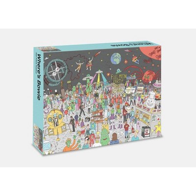 Where's Bowie?: 500 Piece Jigsaw Puzzle - (Hardcover)