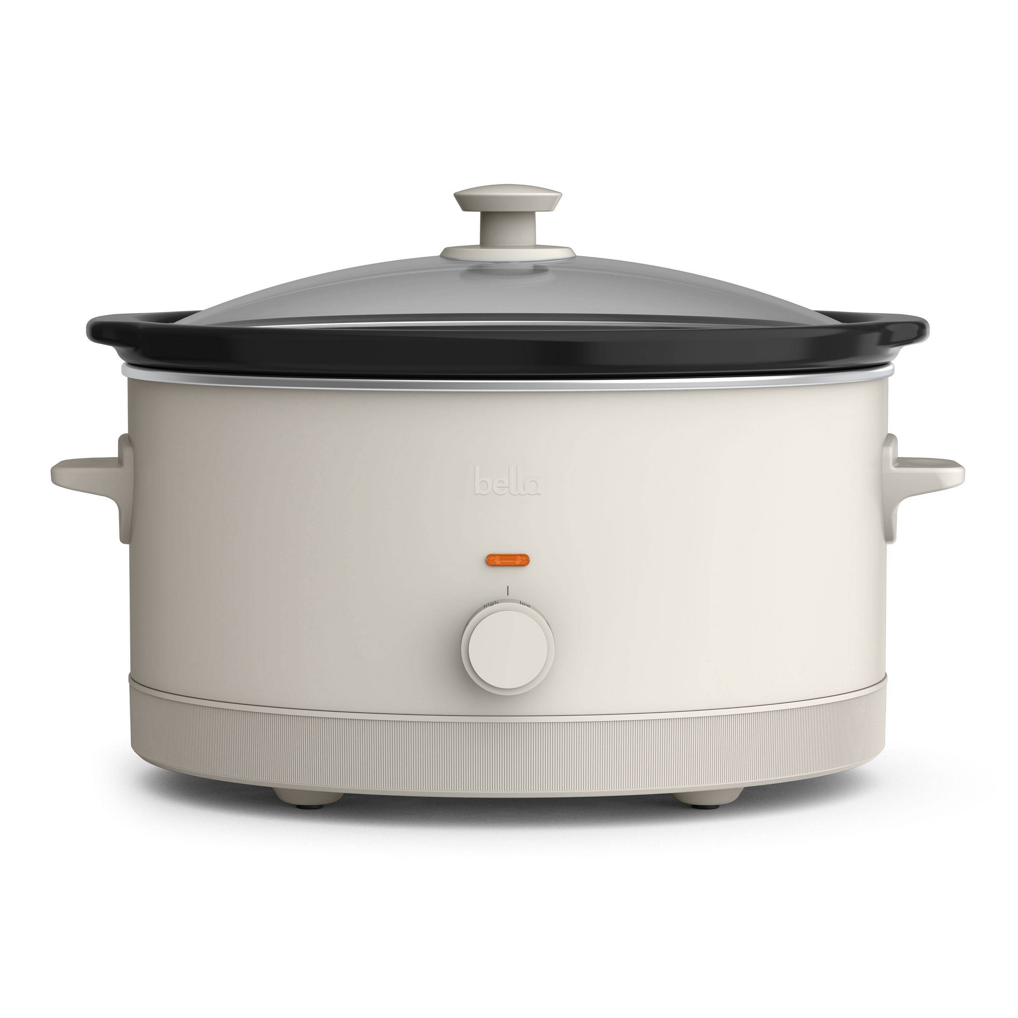 bella 6qt Manual Slow Cooker Oatmilk