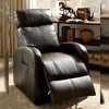 42" Ricardo PU Power Lift Recliner Brown - Acme Furniture: Easy-Operate, Kneading Massage, Comfort Style - 2 of 4