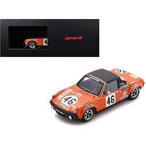 Porsche 914/6 #46 "Ecurie Porsche Club Romand" "24 Hours of Le Mans" (1971) with Display Case 1/18 Model Car by Spark - 1 of 3