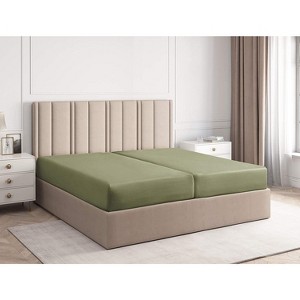 Premium Fitted Sheet Ultra Soft & Breathable - Deep Pocket for 8"-16" Mattresses - CGK Linens - 1 of 4