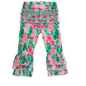 RuffleButts Toddler Girls Ruffle Flare Pants - 1 of 2