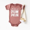 The Juniper Shop Pumpkin Distressed Baby Bodysuit - 24 Month - Mauve - 2 of 2