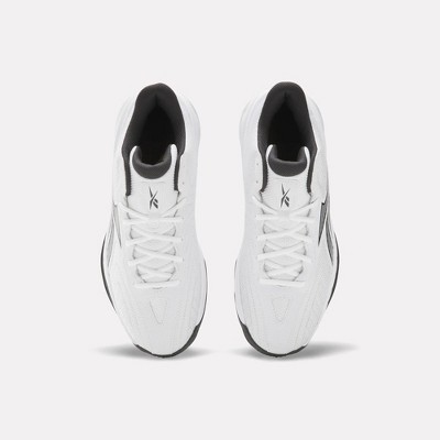 Reebok Press Basketball Shoes Size M 5.5 / W 7 White/Core Black/Barely Grey — фото 2