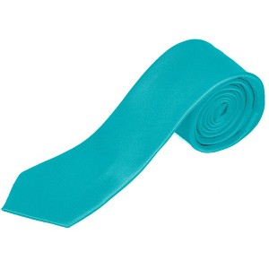 Men's Solid Color 2 Inch Wide And 57 Inch Long Slim Neckties - 1 of 4