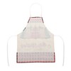 Unique Bargains Christmas Aprons Linen Black Red Green White Brown 21.65"x26.77" 1 Pcs - 4 of 4