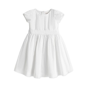 Hope & Henry Heirloom Baby Girls' Organic Tulip Sleeve Swiss Dot Party Dress, Infant - 1 of 4