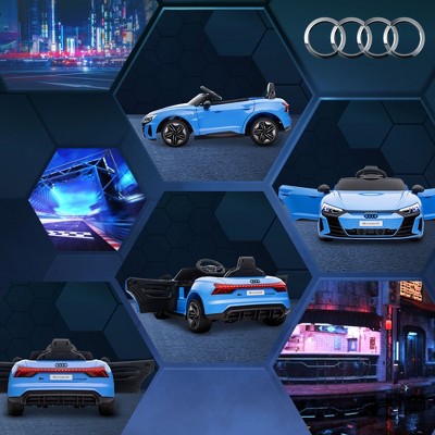 Blue 12V Electric Ride-On Car with Remote Control