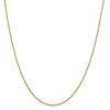 Black Bow Jewelry 1mm 14k Yellow Gold Diamond Cut Fancy Singapore Chain Necklace - 3 of 4
