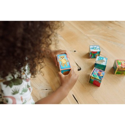 Chuckle &#38; Roar Wooden Block Kids 15 pc Puzzle - 3pk_4